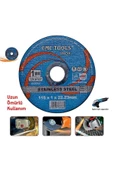 CMC Inox Kesici Taş Spiral Taşı 115x1.0x22mm 50 Adet thumbnail 3