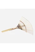 Raco Expert Raco 53733 Ahşap Saplı Ayarlı Metal Çim Ve Yaprak Toplama Tırmığı 30-45 Cm - 1