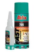 Akfix 705 Mdf Kit Hızlı Yapıştırıcı 200ml + 50gr - 1