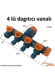 Sayım Bahçe Hortum 4lü Jak Dağıtıcı 1/2" - 3/4" - 1 thumbnail 3