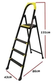 Ertekpa Leo 3+1 Basamaklı Metal Merdiven - 1