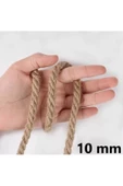 3M 10 mm 20 metre Jüt Halat Ip Dekoratif Hasır Ip thumbnail 2