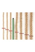 3M 10 Mm 20 Metre Jüt Halat Ip Dekoratif Hasır Ip - 4