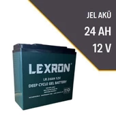 Lexron 24Ah-12V Jel Akü - 1