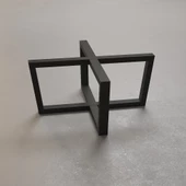 Sehpa Ayağı 40 cm Dekoratif Sehpa Ayağı Metal Ayak thumbnail 2