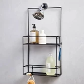 Banyo Rafı Metal Şampuanlık Sabunluk Organizeri - 1