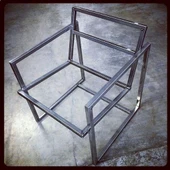 Metal Sandalye İskeleti Profil Sandalye Ayağı Metal Tabure - 1