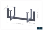 Sehpa Metal Ayak Ahşap Sehpa Ayağı Siyah Sehpa Ayağı - 2