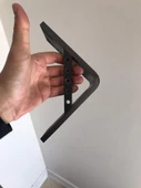 Tv Ünitesi Metal Ayak Tv Ünitesi Ayağı Siyah - 4