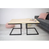 Metal Orta Sehpa Ayağı Ahşap Cam Sehpa Ayağı thumbnail 4