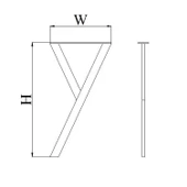 Sehpa Ayağı Ahşap Kütük Masif Sehpa Ayağı Y Tasarım thumbnail 4