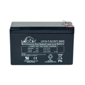Leoch 12V 7A Kuru Tip UPS Akü - 1