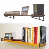 Gizli Raf Tutucu Metal Duvar Dekor Rafı - 2