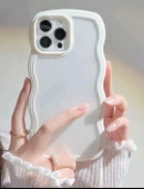 Iphone 14 Pro Max Beyaz Dalgalı Telefon Kabı - 1