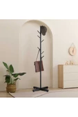 TRENDESK Metal Siyah  Ayaklı Askılık Portmanto Modern Elbise Askısı Konfeksiyon Askısı 165 cm - 2