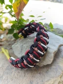 Doğa temalı karışık renk PARACORD bileklik - 3