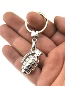 El Bombası - Grenade - Anahtarlık - Nikel Ahşap Kutulu - 7