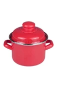 Emaye Mini Bebek Mama Yemek Yumurta Haşlama Derin Tencere 12cm (900 ML) - 3