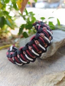 Doğa temalı karışık renk PARACORD bileklik - 4