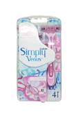 Gillette Venus Venus Simply3 Kadın Tıraş Bıçağı 4'lü Yeni Blister Paket[outlet] - 1