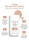 SİNOZ Spf50 Tinted Sıvı Yüz Güneş Kremi - Yeni Nesil Güneş Filtreleri Ile Hibrit Formül 50ml - 2