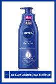 NIVEA Besleyici Vücut Sütü 400ml, Kuru Ve Çok Kuru Ciltler, 48 Saat Nemlendirici, E Vitamini, Badem Yağı - 1