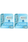 Gillette Venus Venus Smooth Kadın Tıraş Bıçağı 4'lü (2x2) - 1