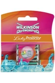 FLY BAZAAR Wilkinson Sword Lady Protector Vücut Tıraş Aleti Için Yedek Bıçak 5'li - 1