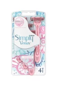 Gillette Venus Unisex Sımply 4'Lü Kullan At Tıraş Bıçağı - 1