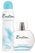 Emotion Ocean Fresh Edt Kadın Parfüm 50 Ml & Deodorant 150 Ml Kofre Set - 2