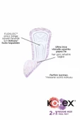 Kotex 2 In 1 Regl Mesane 22'li Günlük Ped - 2'li Paket - 3