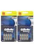 Gillette Sensor3 Yedek Tıraş Bıçağı 8'li (977) X 2 Adet - 1