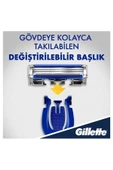 Gillette Blue3 Sensor Hybrid Tıraş Makinesi + Yedek Tıraş Bıçağı 9'lu - 6
