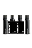 Privacy Man Edt 2 X 100 Ml + Deodorant 4 X 150 Ml - 1