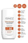 SİNOZ Spf50 Yağlı Ciltlere Özel Sıvı Yüz Güneş Kremi - Yeni Nesil Güneş Filtreleri Hibrit Formül 50ml - 1