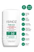 SİNOZ Spf50 Pure Cica Anında Ton Eşitleyici Yüz Bakım Kremi - Yeni Nesil Mineral Güneş Filtresi - 1