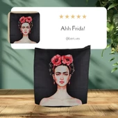 Frida Çanta Dijital Baskılı- Siyah - 1