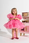 Puffy Şifon Kız Çocuk Parti Elbisesi - 12