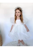 Puffy Şifon Kız Çocuk Parti Elbisesi - 6