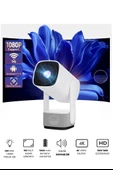 Taşınabilir Projeksiyon Dahili Powerbank 1080P/2K/4K Destekli Ev Sinema Ofis Toplantı Fuar Sunum - 1