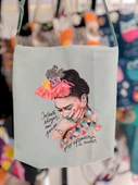 Frida Çanta Dijital Baskılı- Açık Renk-Renkli - 1