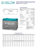 Exelon 12 Volt 200 Amper Jel Akü Derin Döngü Deep Cycle - 2