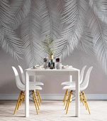Soft Tüy Desenli Duvar Kağıdı Baskı - 5