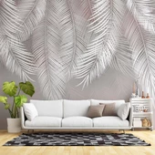 Soft Tüy Desenli Duvar Kağıdı Baskı - 1