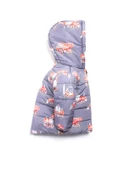 Yeni Trend Kepçe & Kamyonet Desenli Polar Astarlı Kapüşonlu Kışlık İçi Peluş Erkek Bebek Mont Şişme - 9