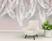 Soft Tüy Desenli Duvar Kağıdı Baskı - 6