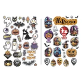 Cadılar Bayramı Halloween Temalı Sticker 58 Parça - 2