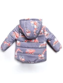 Yeni Trend Kepçe & Kamyonet Desenli Polar Astarlı Kapüşonlu Kışlık İçi Peluş Erkek Bebek Mont Şişme - 8