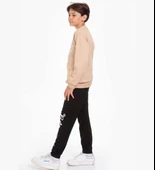 TRİLİYA-Garson Boy Eşofman Takımı  5-14 Yaş, Lüks Günlük ve Okul, Cepli, Likralı Kumaş - 8