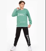 TRİLİYA-Garson Boy Eşofman Takımı  5-14 Yaş, Lüks Günlük ve Okul, Cepli, Likralı Kumaş - 3